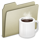 Light Brown Coffee Icon 128x128 png